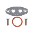 thumbnail image 1 of ICT Billet LS Twin Turbo Dual 1/8" NPT Línea de alimentación de aceite Placa adaptadora LS1 LSX kit Puerto LS3 Placa Billet Suministro Sensor de presión Cubierta LS3 LS2 LQ4 LQ9 LS6 L92 L99 L33 LR4 55, 1 of 4