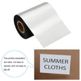 thumbnail image 3 of Unique Bargains 3.15'x984' (80mmx300m) Wax Thermal Transfer Ribbon, 1 Roll 1' Core Ink Out Barcode Printer Ribbon, Black, 3 of 6