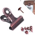 thumbnail image 1 of Clips Bouledogue avec Trou pour Push-pin, Clips de Fichier Papier avec Ressort Fort, Petits Clips de Liant en Métal, Pinces de Joint, 1 of 5