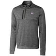 thumbnail image 2 of Men's Cutter & Buck Steel TCU Horned Frogs Vault Big & Tall Stealth Quarter-Zip Pullover Top, 2 of 3