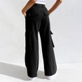 thumbnail image 5 of Durtebeua Wide Leg Jeans For Women Petite High Waist Straight Trousers, 5 of 5