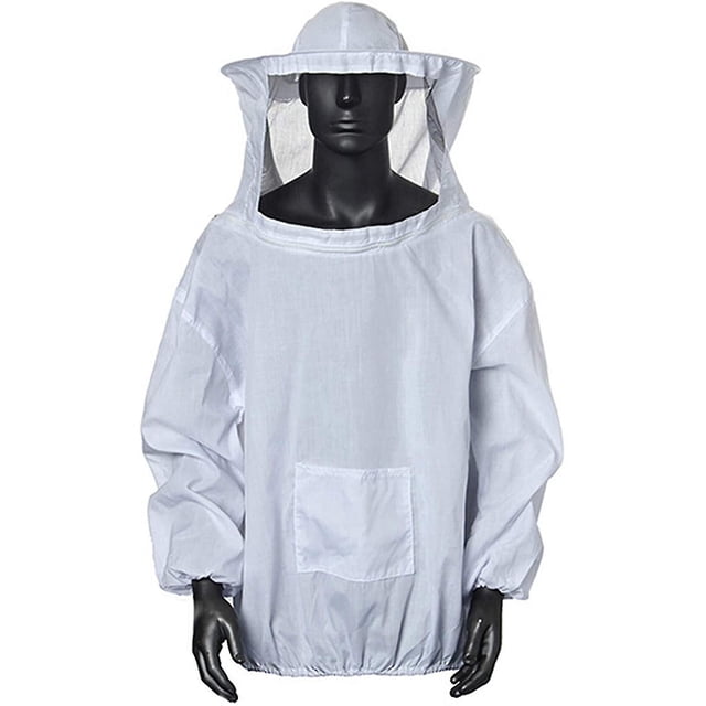 Chaqueta de apicultor con sombrero de protección profesional traje de abeja con cremallera compatible con apicultores kaili Sencillez