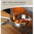 thumbnail image 7 of Koch Systeme CS 10-Piece Stainless Steel Cookware Set - Professional Grade, Induction Compatible Pots and Pans Set with Lids, Oven & Dishwasher Safe, 7 of 7