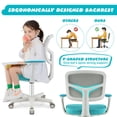 thumbnail image 4 of Silla de Escritorio para Niños Costzon Ajustable Giratoria con Brazos, 4 of 9