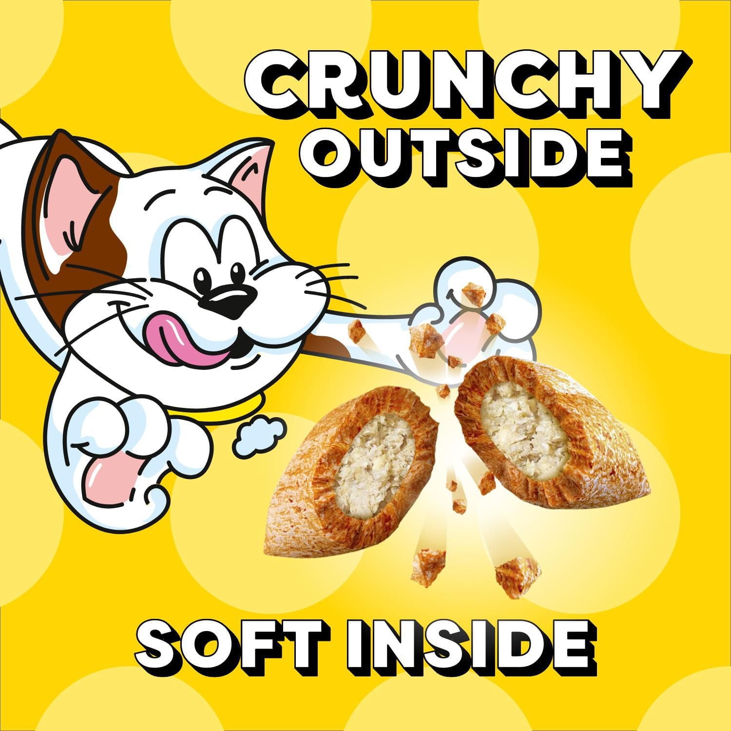 Temptations Tempting Tuna Flavour Soft & Crunchy Adult Cat Treats, 454g