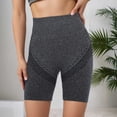 thumbnail image 5 of Arlun Women's Leggings 3D Anti-Cellulite High-Waist Sculpting Push-Up Yoga Fitness Workout Pants Solid Color Casual Peach-Shaped Design Comfy Sports Bottoms Dark Gray XL, 5 of 7