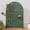 Dark Green, variant on MAYEERTY 2-Piece Outdoor Metal Privacy Screen 6ft × 4ft Brown, 6-Panel Classic Louvered, Rust-Resistant for Patio