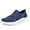 Blue, variant on Women's Wide Toe Walking Sneakers, Orthopedic Mesh Upper Shoes with Hook-and-Loop Closure