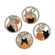thumbnail image 5 of Decoración de la pared de gato de 4 piezas, adorno de arte de pared de madera colgante, decoración de habitaciones, arte de pared de gatitos para, 5 of 8