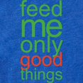 thumbnail image 2 of CafePress - Feed Me Good Things - Cute Infant Baby Football Bodysuit, 2 of 3