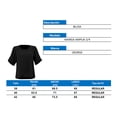 thumbnail image 4 of Blusa George para Dama, Blusa Manga 3/4 Amplia Cuello Redondo Negro Talla 42, 4 of 4
