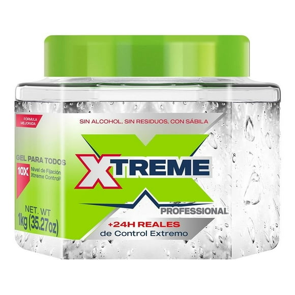 Gel para cabello Xtreme Professional Fijación Extrema 1000g