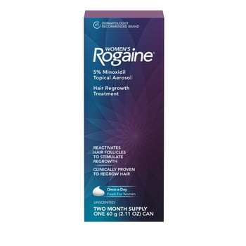 ROGAINE Women's 5% Minoxidil Foam Hair Loss & Regrowth , 2-Month Supply, 2.11 oz