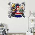 thumbnail image 5 of Pegatinas de pared 3D NQ autoadhesivas para niños 45 x 39,8 cm, 5 of 5