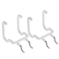 thumbnail image 1 of Tineasur 2Pcs Multifunctional White Pegboard Hooks for Garage Wall Tool Racks and Organizer, 1 of 8