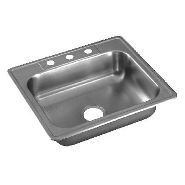 ELKAY SALES INC SINKS 25 x 22 x 7Inch StainlessSteel Kitchen Sink