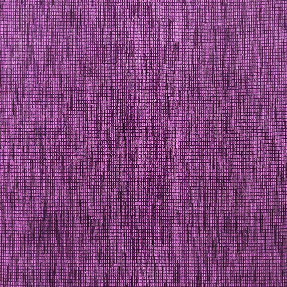 Ahgly Company Indoor Square Abstract Pink Modern Area Rugs, 7' Square