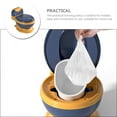 thumbnail image 3 of OULII Portable Potty for Boys Realistic Design Plastic Blue 1Set, 3 of 8
