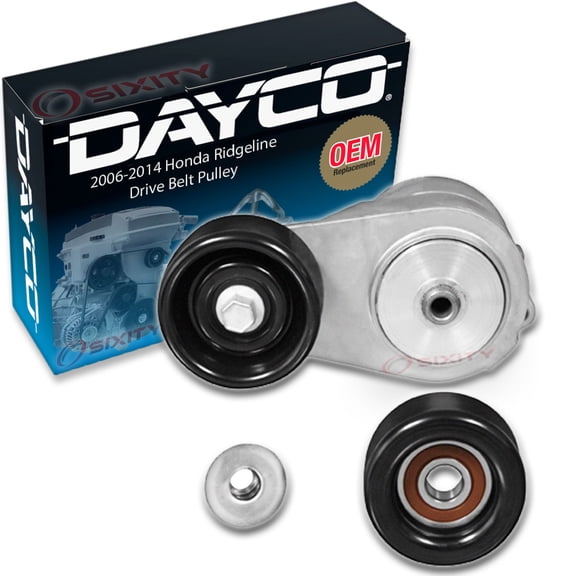 Dayco Drive Belt Tensioner Assembly compatible with Honda Ridgeline 3.5L V6 2006-2014