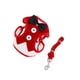 thumbnail image 5 of Conjunto de correa de arnés para perro gato Billuyoard traje transpirable Rojo/L 2piezas, 5 of 6