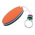 thumbnail image 1 of Llavero flotante de espuma con forma de tabla de surf, llavero con forma de libro acuático, llavero para barco, yate, vela Verde y naranja, 1 of 7