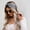 Grey, variant on Elegant Bow Knot Solid Color Wide Headband For Sports Yoga Daily Use Soft Absorbent Hair Band Face Washing