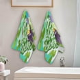 thumbnail image 4 of SKYSONIC 2 Pack St. Patrick's Leprechaun Hand Towels, Ultra Soft and Absorbent, Rainbow Gold Coin Decorative Fingertip Towel for Home, Bathroom, Kitchen, 28.3"x14.4", 4 of 5