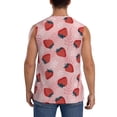 thumbnail image 4 of Kdxio Fraises Débardeur Homme Musculation Gym Chemises Décontractées Sans Manches-3TG, 4 of 7