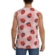thumbnail image 4 of Fotbe Strawberries Men's Camiseta sin Mangas Estampada para Hombres, Playera Casual para Gimnasio, Entrenamiento, Playa-Small, 4 of 7