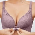 thumbnail image 2 of Fashionable Back Gathering Lace Comfort Bra for Everyday Wear, 2 of 5