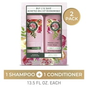 Herbal Essences Shampoo and Conditioner Set, All Hair Types, Rose Hips, 13.5 fl oz 2 Ct