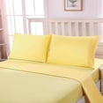 thumbnail image 4 of Yellow 1 Person 100% Cotton Flat Sheet 200X230 Cm-Cotton Bed Sheets, No Elastic Band, 4 of 5
