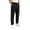 ZZ-Black17, variant on CONZONE Kids Boys Cargo Pants Outdoor Baggy Hiking Pants For Child Elastic Waist Solid Color Wide Leg Jogger Trousers With Pockets