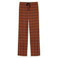 thumbnail image 6 of KyCheLot Pajama Pants for Men Women Plaid Comfy Wide Leg Drawstring Elastic Waist Bottoms with Pockets Sleepwear, 6 of 6