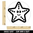 thumbnail image 2 of Starfish Doodle Self-Inking Rubber Stamp Ink Stamper - Pink Ink - Small 3/4 Inch, 2 of 7