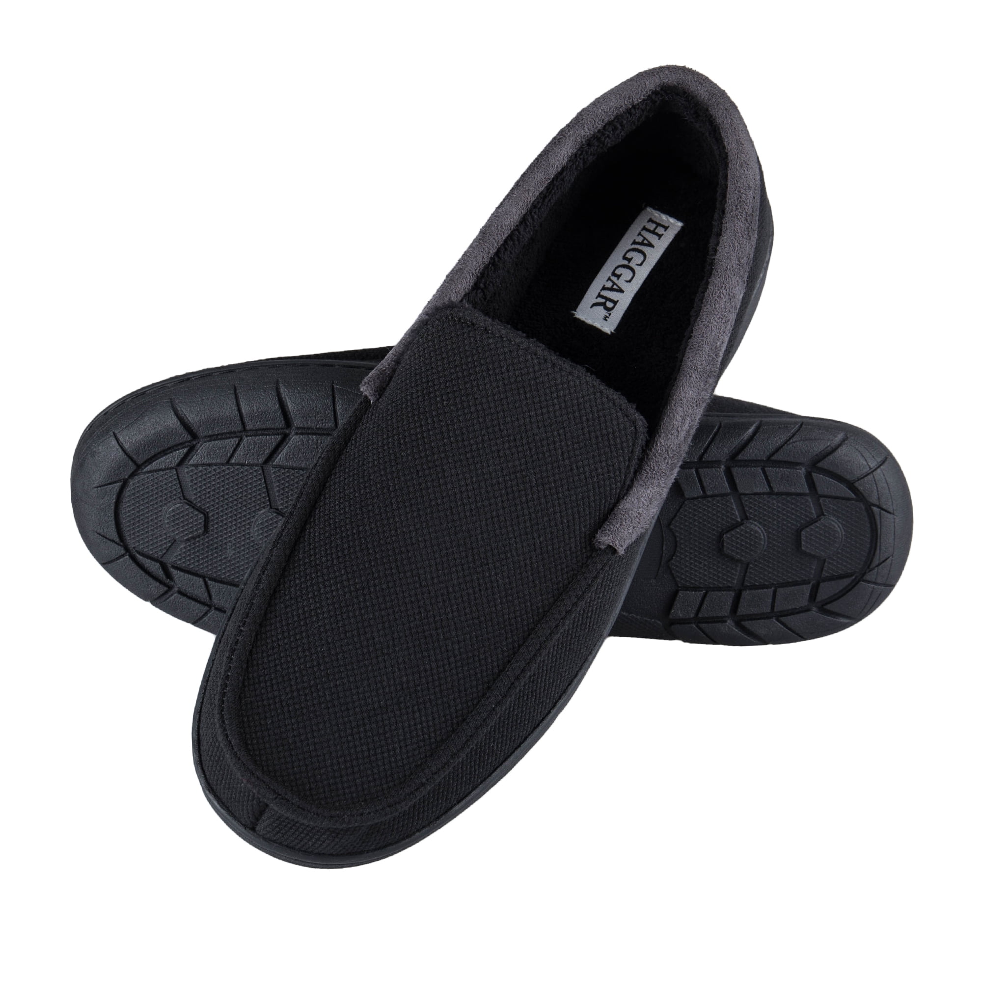 Haggar Mens Venetian Slipper Indoor Outdoor House Shoe with Memory Foam Comfort