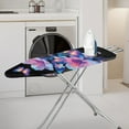 thumbnail image 2 of HELLHERO Extra Thick Ironing Board Cover, Standard Size 15x54, Heat Reflective Full Scorch Resistant Padding, Snug Fit Non-Slip Nose Pocket Fastener Straps Elastic Edges, Dreamlike Neon Blooms, 2 of 5