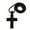 Jet Black, variant on Iced Out Jet Black Cross Pendant 4mm 36" Franco Chain Necklace MP536BP