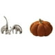 thumbnail image 1 of Figuras De Elefantes De Cerámica Y Almohadas De Peluche De Calabaza De Halloween, Esculturas Decorativas De Animales Para El Hogar, Estantes, Sofás, Cojines, Decoración De Dormitorio., 1 of 8