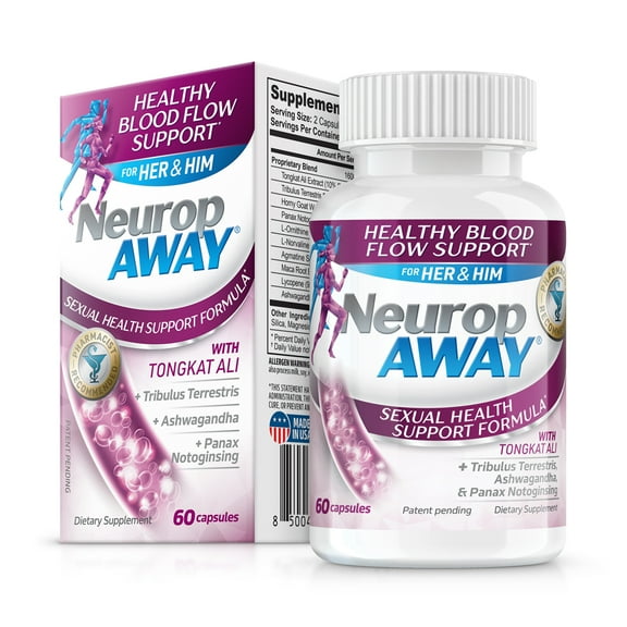NeuropAWAY® Sexual Health Support Formula: Healthy Blood Flow Support for Him and Her