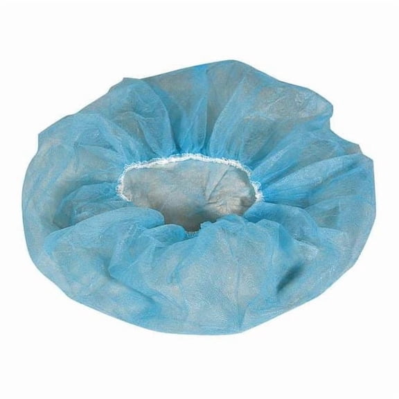 Cellucap Bouffant Cap, Polypropylene, 21 in Dia., Blue, M, 1000 PK BI4HSBL
