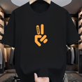 thumbnail image 1 of Creative Print Short-Sleeve Tee for Men – Modern , Perfect for Casual, 1 of 6