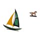 thumbnail image 5 of Figura de velero,Escultura de velero de hierro para decoración de oficina y hogar,Estatua de barco de escritorio para decoración de entrada de gabinete,Figura de caballo,Escultura de figura, 5 of 8