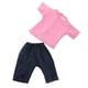 thumbnail image 3 of Ropa de muñeca, Camiseta de manga corta de muñeca, Pantalones de jeans de muñeca, Ropa de muñeca de 18 pulgadas, Accesorios de muñeca, 3 of 9