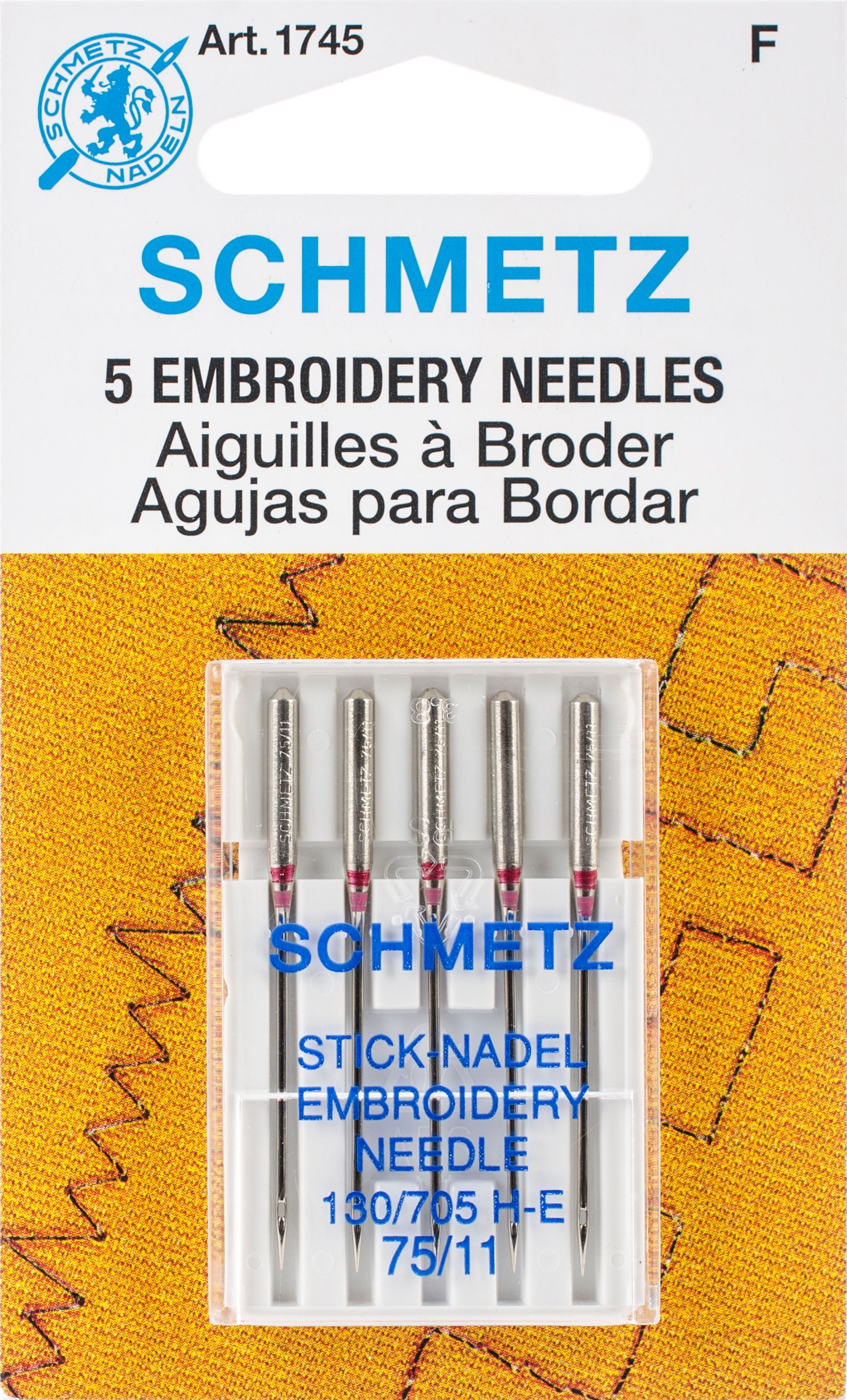 4 Pack of 10 Needles 40 Pcs Embroidery Sewing Machine Needles Size 75/11 80/12 90/14 100/16 HAx1 Sewing Needles by STARVAST for Brother Singer Sewing Machine 