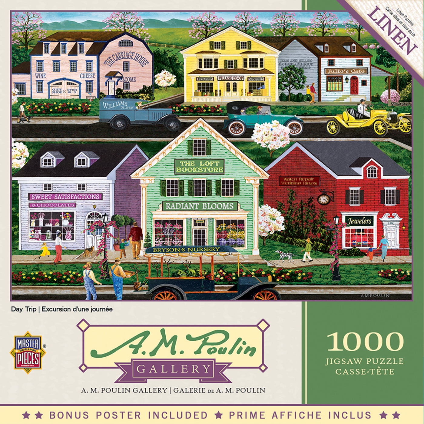 Masterpieces A.M. Poulin Gallery Collection - Day Trip 19.25' X 26.75'Jigsaw Puzzle - 1000 Pieces