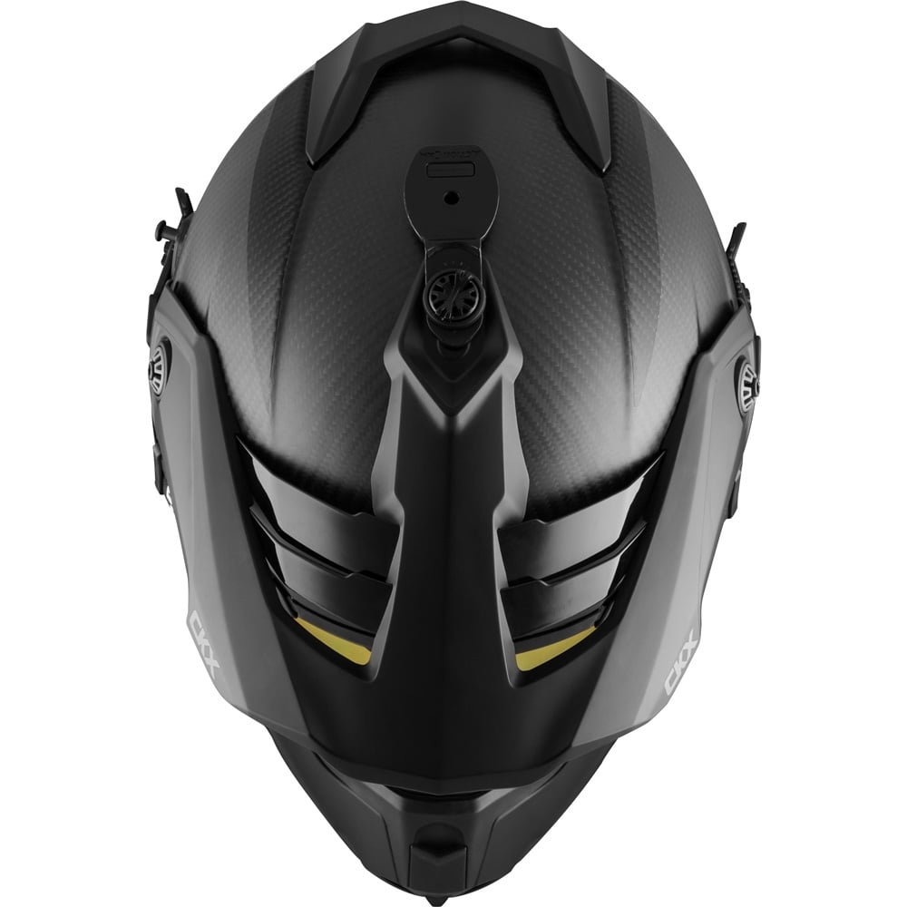 CKX Titan Original Carbon Full Face Snowmobile Helmet Carbon Grey 507252