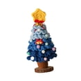 thumbnail image 3 of Árbol de Navidad Artificial Macarena Regalo artesanal tejido decoración de festivales Invierno azul, 3 of 8
