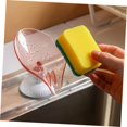 thumbnail image 3 of Caja de jabón de drenaje tipo ventosa, giratoria, sin clavos, caja de jabón de ducha de baño, estante de almacenamiento de doble capa, caja de almacenamiento, 2 piezas, 3 of 4