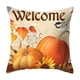thumbnail image 2 of Fundas de almohada decorativas de Acción de Gracias de 17,7 x 17,7 pulgadas con diseño de calabaza otoñal, con tela suave y cremallera oculta para decoración del hogar, funda de almohada de algodón., 2 of 6